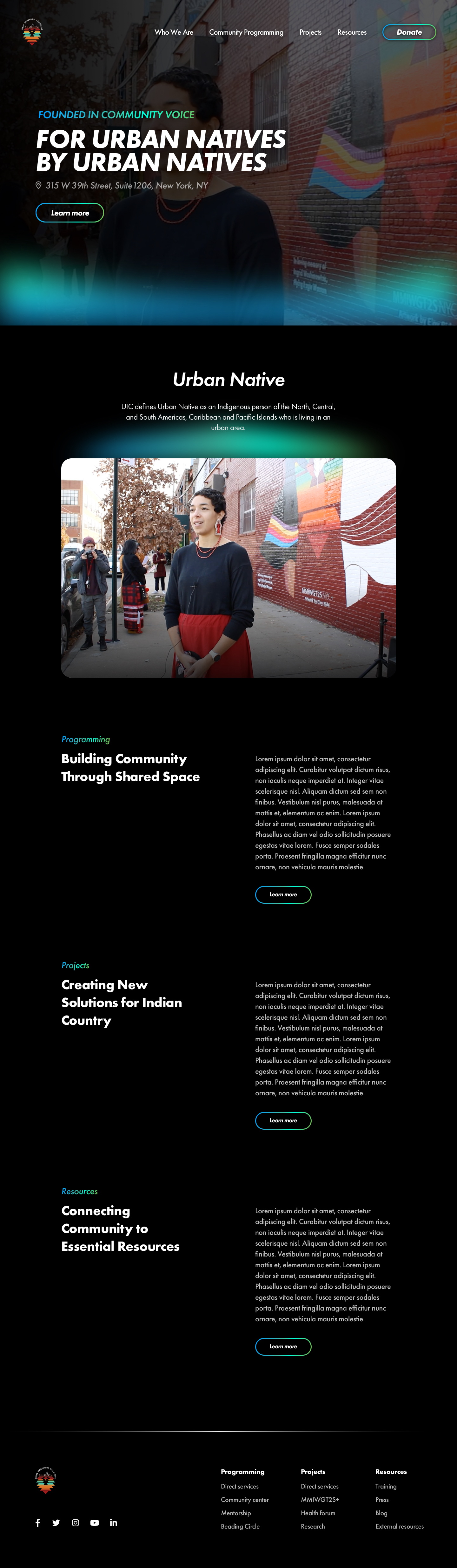 UIC website home page redesign showing clean navigation and hero